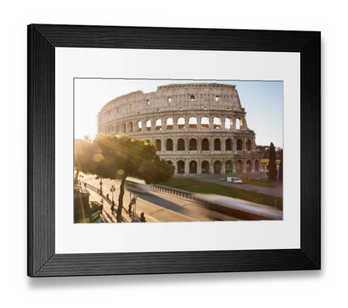 Framed Print : The Colosseum at sunrise in Rome, Italy Framed Print : The Colosseum at sunrise in Rome, Italy