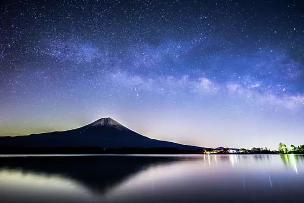 Mt. Fuji and the Milky Way