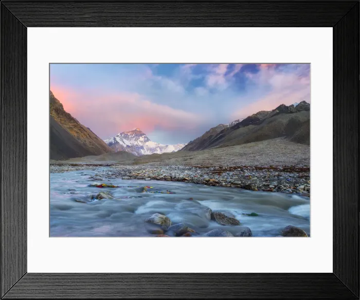 Framed Print : Sunset of mt. Everest Framed Print : Sunset of mt. Everest