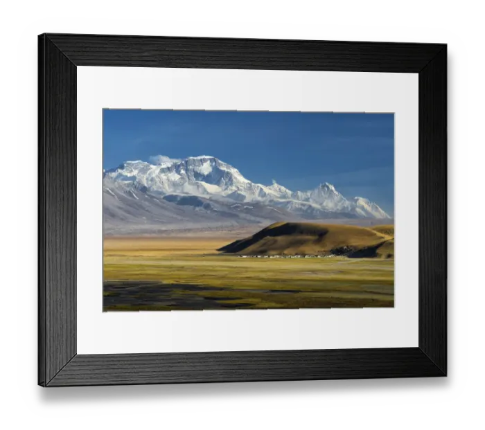 Framed Print : Tibet Landscape Framed Print : Tibet Landscape