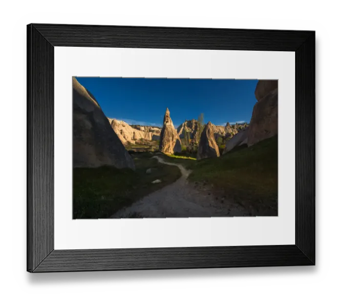 Framed Print : unique Rock formation of Goreme