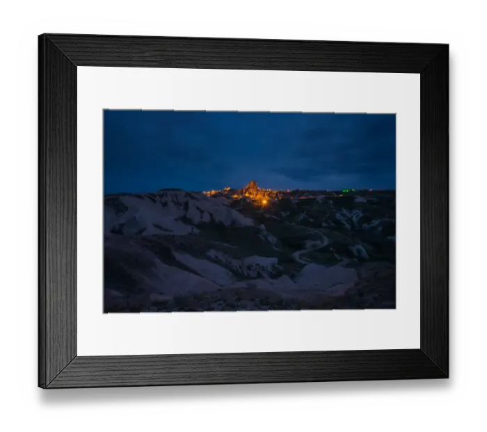 Framed Print : Uchisar castle with rock foreground Framed Print : Uchisar castle with rock foreground