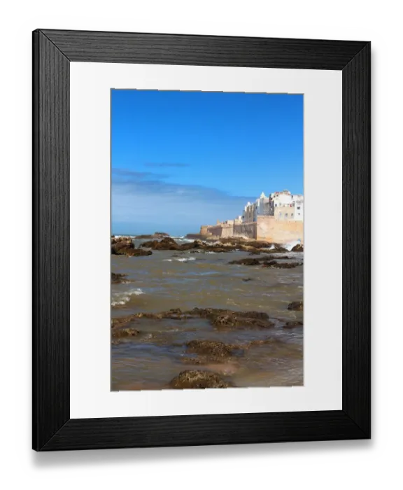 Framed Print : View of Essaouira village in Morocco