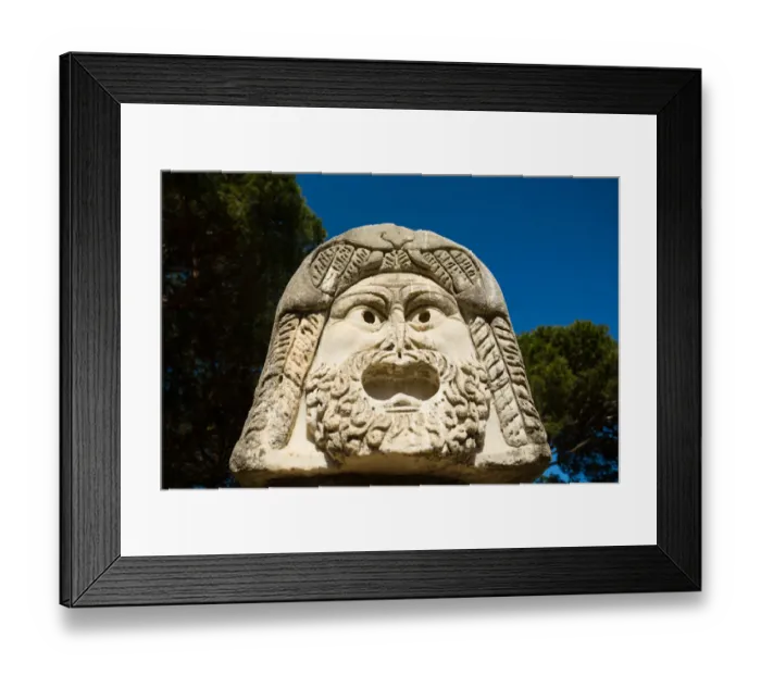 Framed Print : The ruins of the Ancient Roman harbour city of Ostia Antica in Rome, Italy Framed Print : The ruins of the Ancient Roman harbour city of Ostia Antica in Rome, Italy