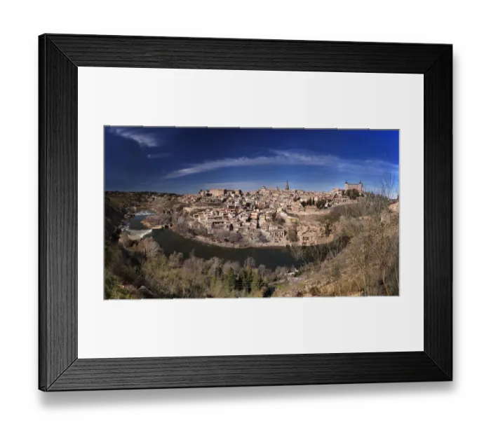 Framed Print : Toledo, Panoramic Framed Print : Toledo, Panoramic