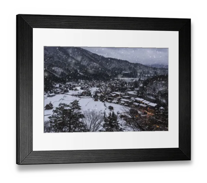Framed Print : Shirakawago Village Framed Print : Shirakawago Village