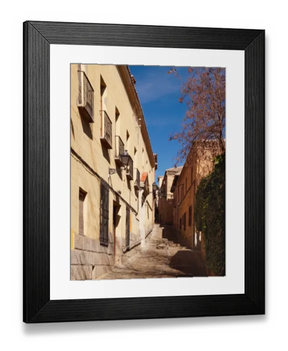Framed Print : Toledo, San Salvador street Framed Print : Toledo, San Salvador street