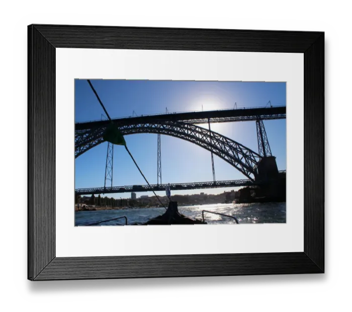 Framed Print : Dom LuAis I Bridge in Porto Framed Print : Dom LuAis I Bridge in Porto
