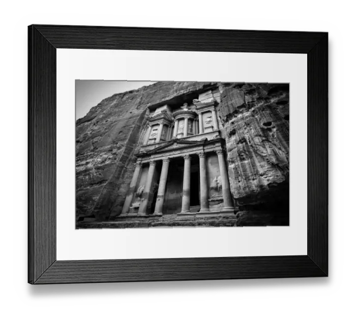Framed Print : Al Khazneh (The Treasury), Petra, Jordan