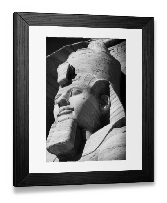 Framed Print : Ramses II statue head Framed Print : Ramses II statue head