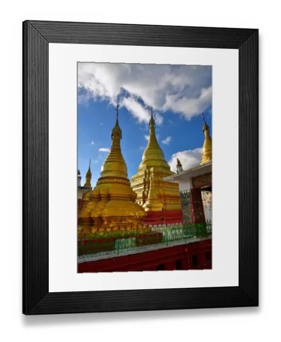 Framed Print : mandalay pagoda Framed Print : mandalay pagoda