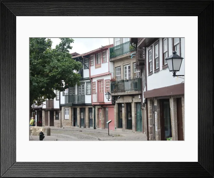 Framed Print : Houses in the historic center of Guimarues Framed Print : Houses in the historic center of Guimarues