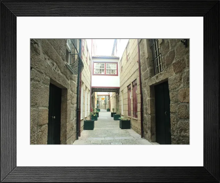 Framed Print : Houses in the historic center of Guimarues Framed Print : Houses in the historic center of Guimarues