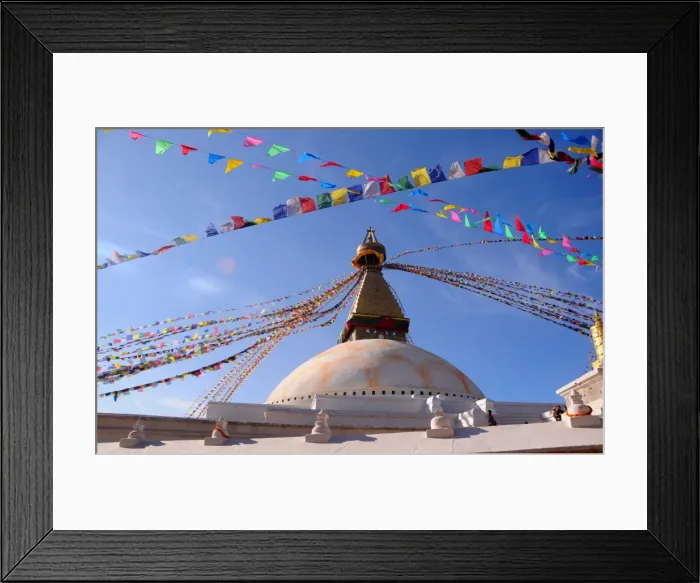 Framed Print : The Buddhist stupa of Boudhanath, Kathmandu, Nepal Framed Print : The Buddhist stupa of Boudhanath, Kathmandu, Nepal