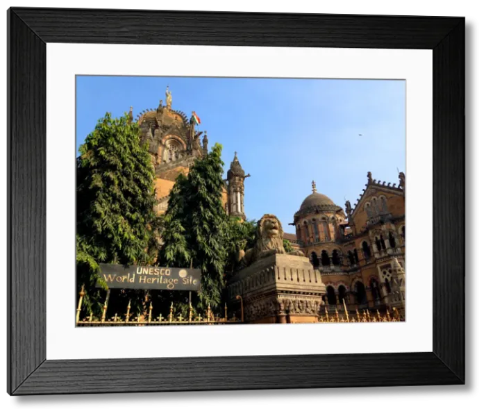 Framed Print : UNESCO Site Chhatrapati Shivaji Terminus (Victoria Terminus)
