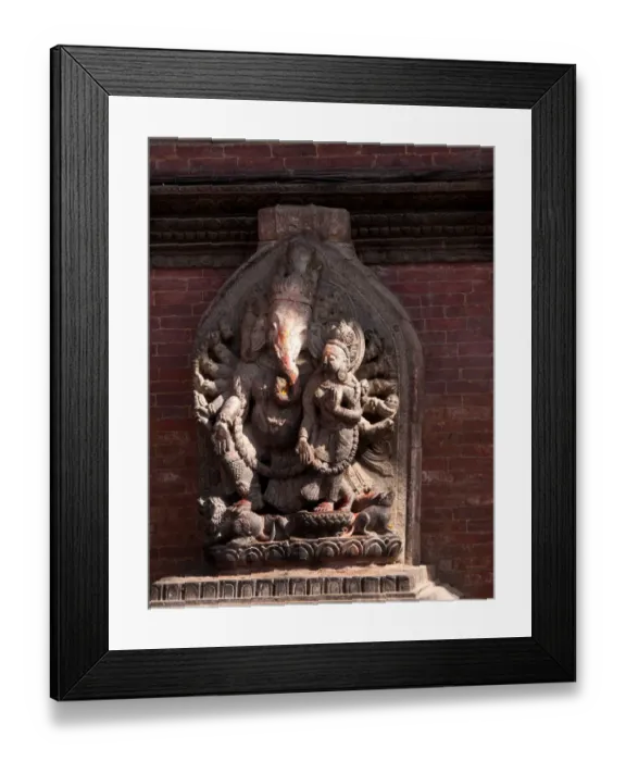 Framed Print : statue at Durbar Square, Patan, Kathmandu, Nepal, Asia Framed Print : statue at Durbar Square, Patan, Kathmandu, Nepal, Asia