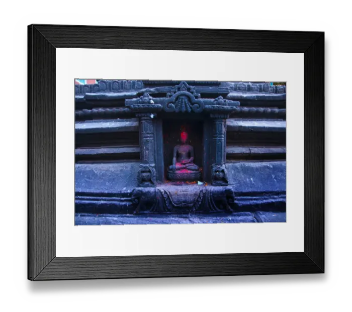 Framed Print : Golden Temple, Patan, Kathmandu, Nepal, Asia
