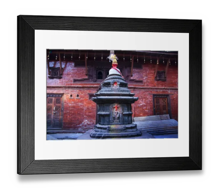 Framed Print : Golden Temple, Patan, Kathmandu, Nepal, Asia
