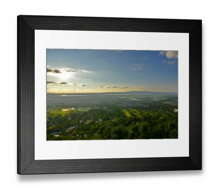 Framed Print : mandalay landscape Framed Print : mandalay landscape