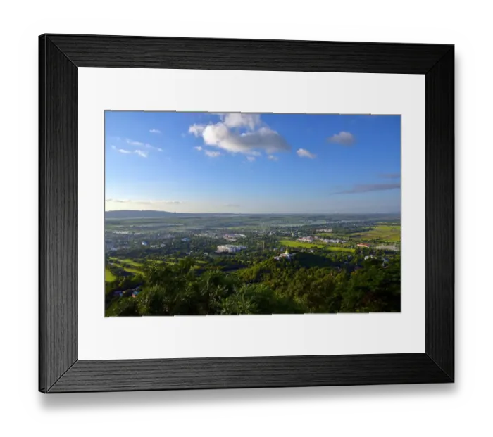 Framed Print : rural landscape myanmar Framed Print : rural landscape myanmar