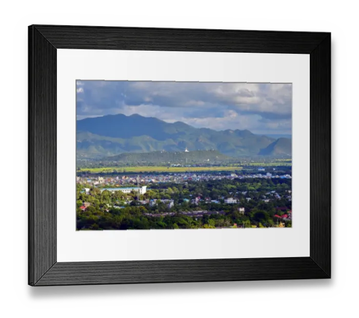 Framed Print : Mandalay city Framed Print : Mandalay city
