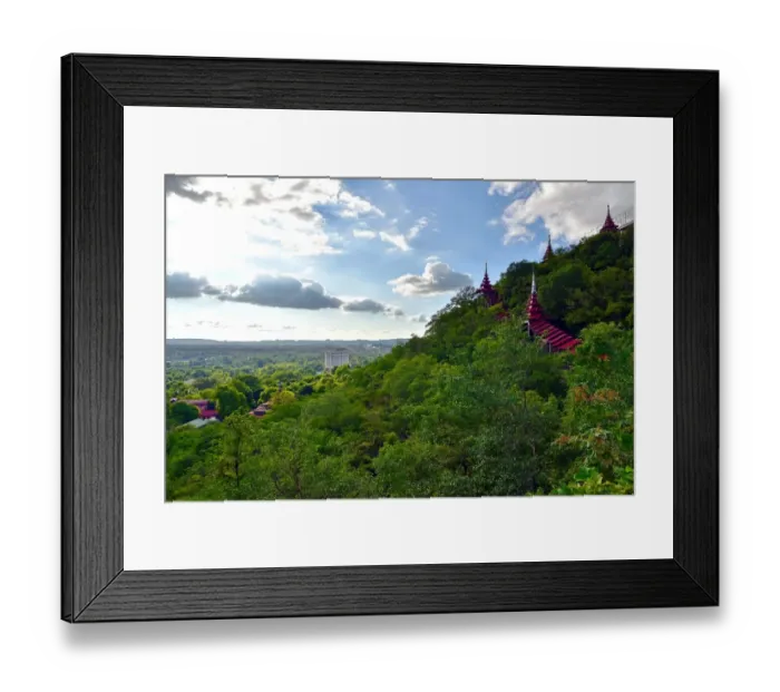Framed Print : Mandalay hill Myanmar Framed Print : Mandalay hill Myanmar