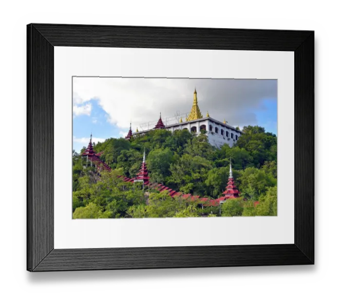 Framed Print : Mandalay hill Myanmar Framed Print : Mandalay hill Myanmar