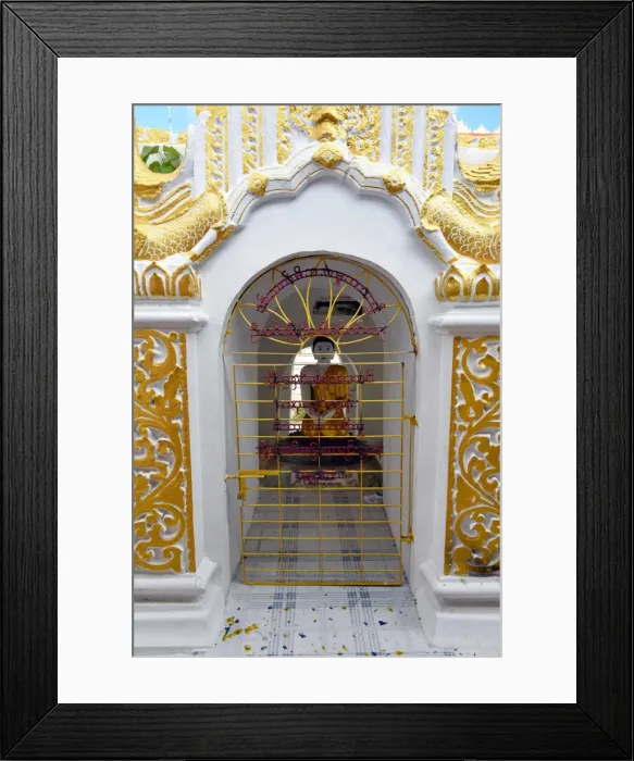 Framed Print : Pagoda entry Framed Print : Pagoda entry