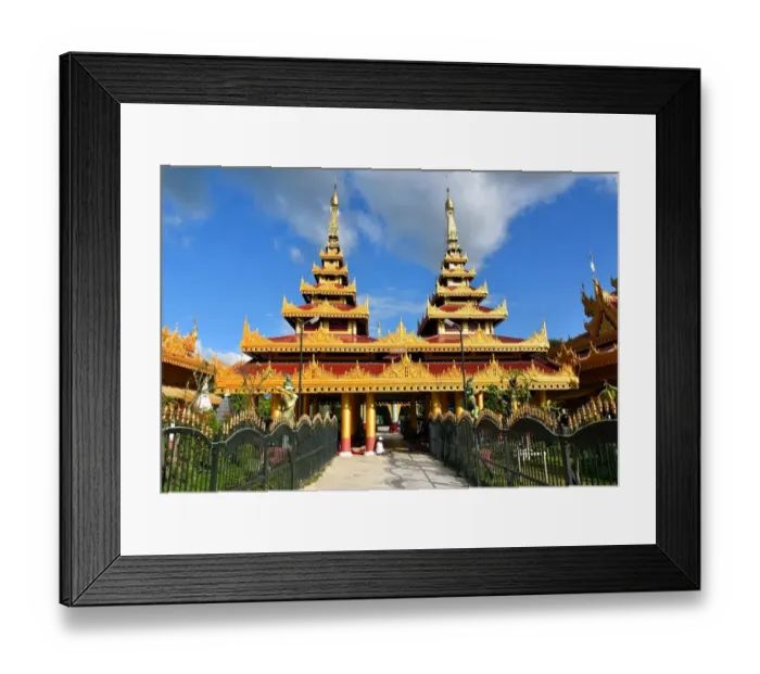 Framed Print : corridor pagoda Framed Print : corridor pagoda