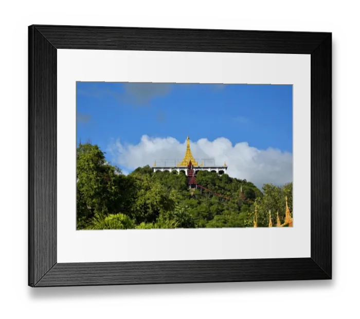 Framed Print : mandalay hill Framed Print : mandalay hill