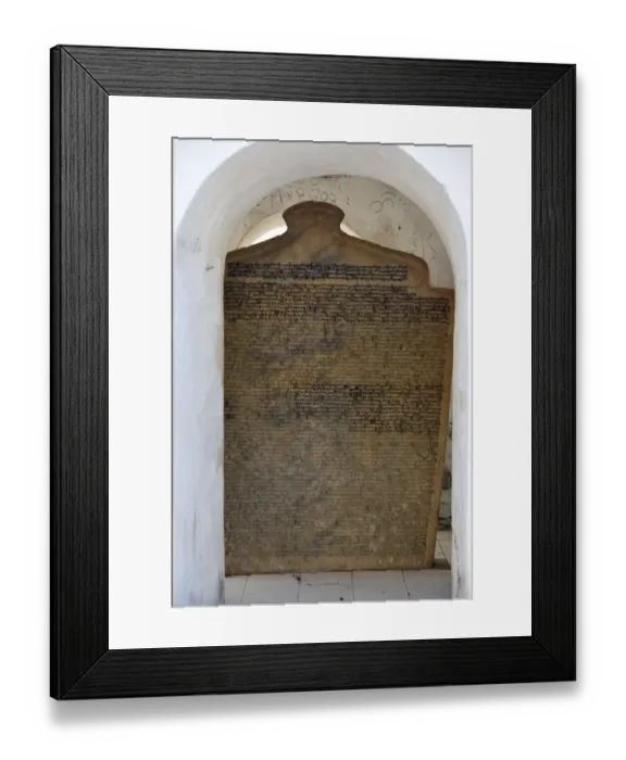 Framed Print : carving buddhist stone Framed Print : carving buddhist stone