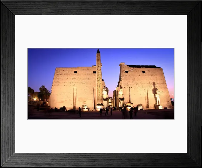 Framed Print : View of Luxor Temple Framed Print : View of Luxor Temple