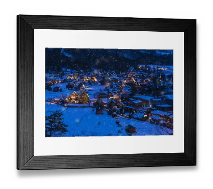 Framed Print : Shirakawago Village Framed Print : Shirakawago Village