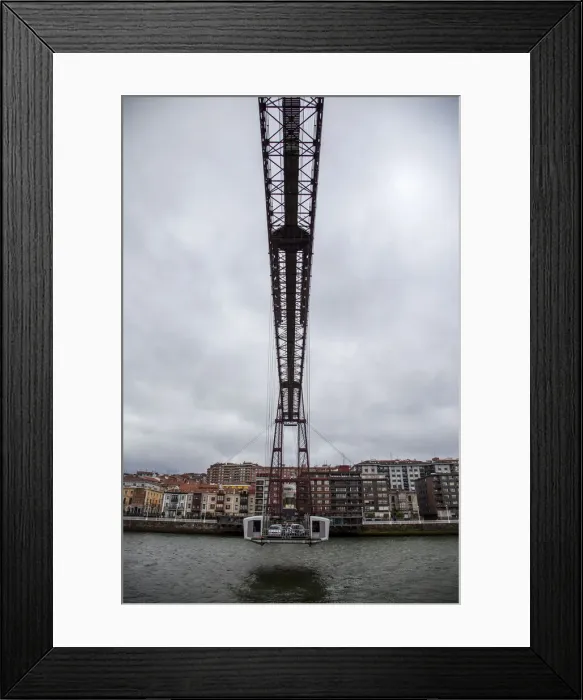 Framed Print : Vizcaya Bridge, Portugalete Framed Print : Vizcaya Bridge, Portugalete