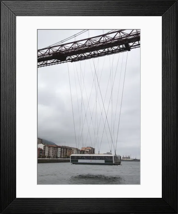 Framed Print : Vizcaya Bridge, Portugalete Framed Print : Vizcaya Bridge, Portugalete