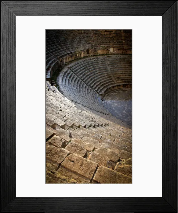 Framed Print : Jerash Roman AmphiTheatre or South Theatre Framed Print : Jerash Roman AmphiTheatre or South Theatre