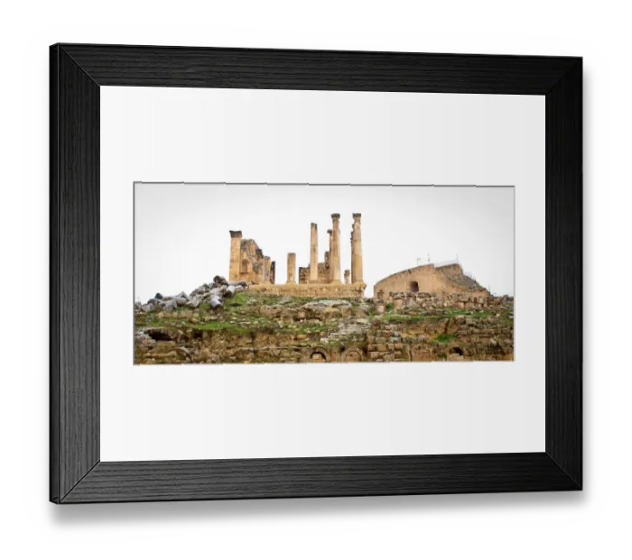 Framed Print : Jerash Temple Framed Print : Jerash Temple