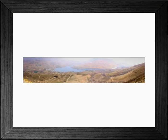 Framed Print : Wadi Mujib Dam view from vantage point Framed Print : Wadi Mujib Dam view from vantage point
