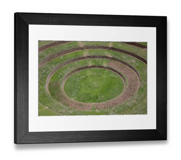 Framed Print : Archaeological ruins of Moray Framed Print : Archaeological ruins of Moray