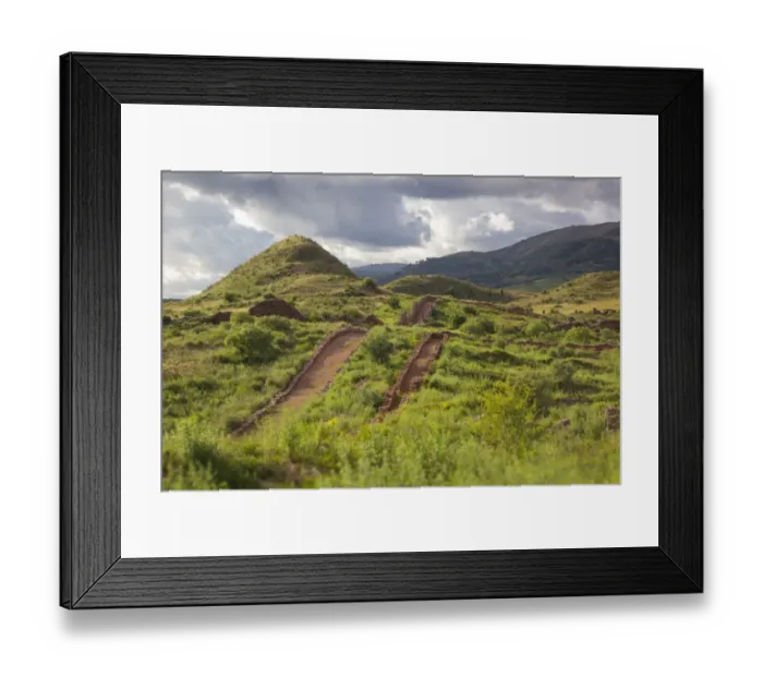 Framed Print : View of Archaeological ruins of Pikillacta in Peru Framed Print : View of Archaeological ruins of Pikillacta in Peru
