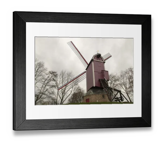 Framed Print : Traditional windmill on a hill Framed Print : Traditional windmill on a hill