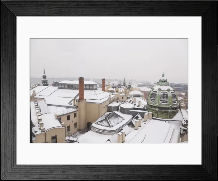 Framed Print : Winter in Prague Framed Print : Winter in Prague
