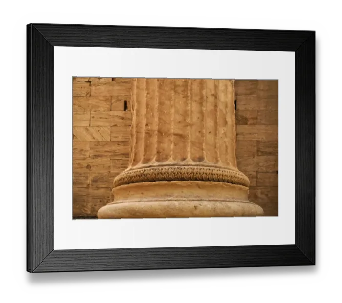 Framed Print : Column in the Agora of Athens, Greece Framed Print : Column in the Agora of Athens, Greece