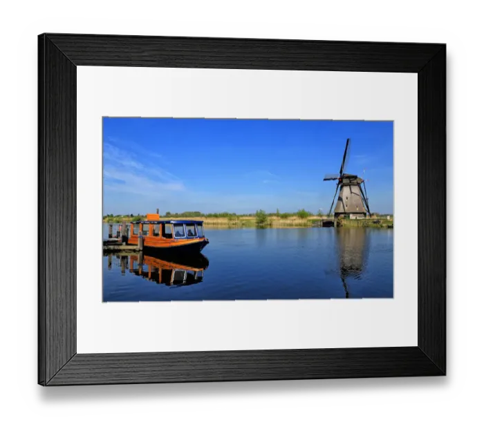 Framed Print : Windmills of Kinderdijk, Netherlands Framed Print : Windmills of Kinderdijk, Netherlands