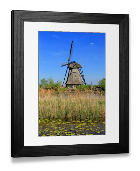 Framed Print : Windmills of Kinderdijk, Netherlands Framed Print : Windmills of Kinderdijk, Netherlands
