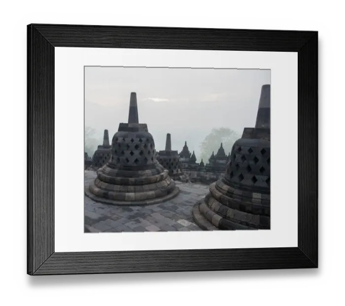 Framed Print : Borobudur, or Barabudur, is a 9th-century Mahayana Buddhist Temple in Magelang Framed Print : Borobudur, or Barabudur, is a 9th-century Mahayana Buddhist Temple in Magelang