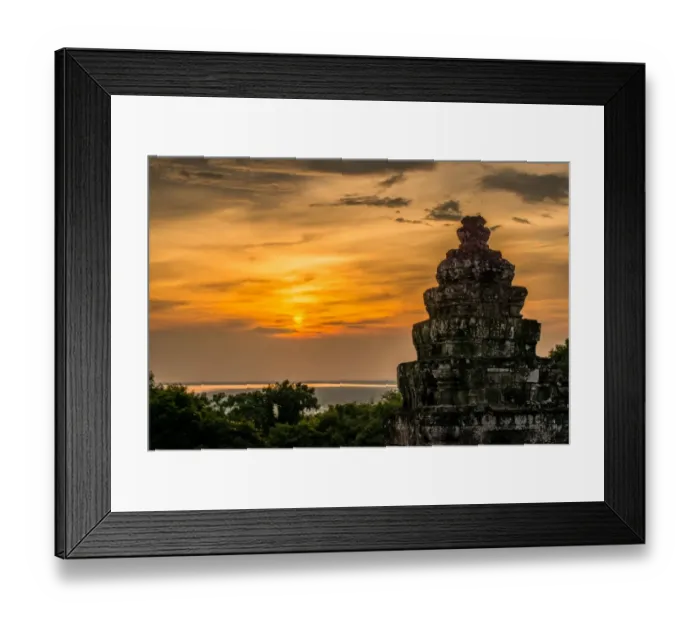 Framed Print : Phnom Bakheng temple in Siem Reap, Cambodia Framed Print : Phnom Bakheng temple in Siem Reap, Cambodia