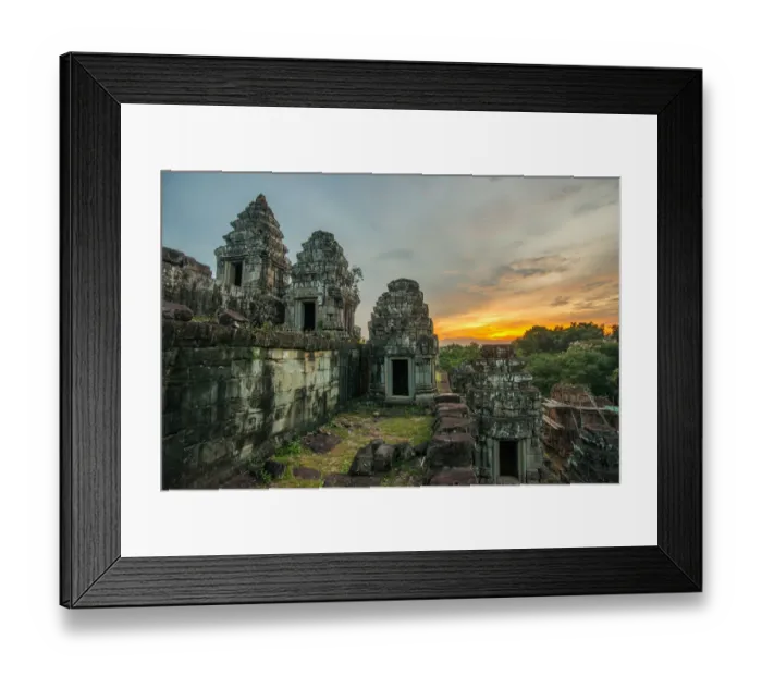 Framed Print : Phnom Bakheng temple in Siem Reap, Cambodia Framed Print : Phnom Bakheng temple in Siem Reap, Cambodia