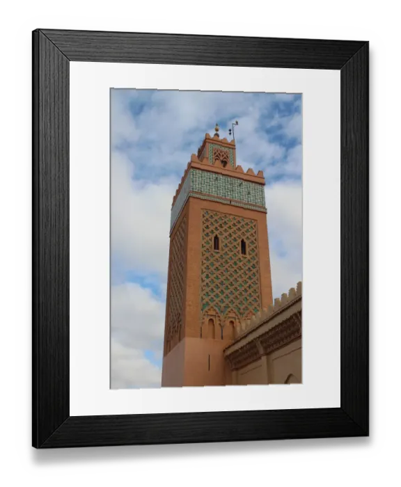 Framed Print : Kasbah Mosque in Marrakech
