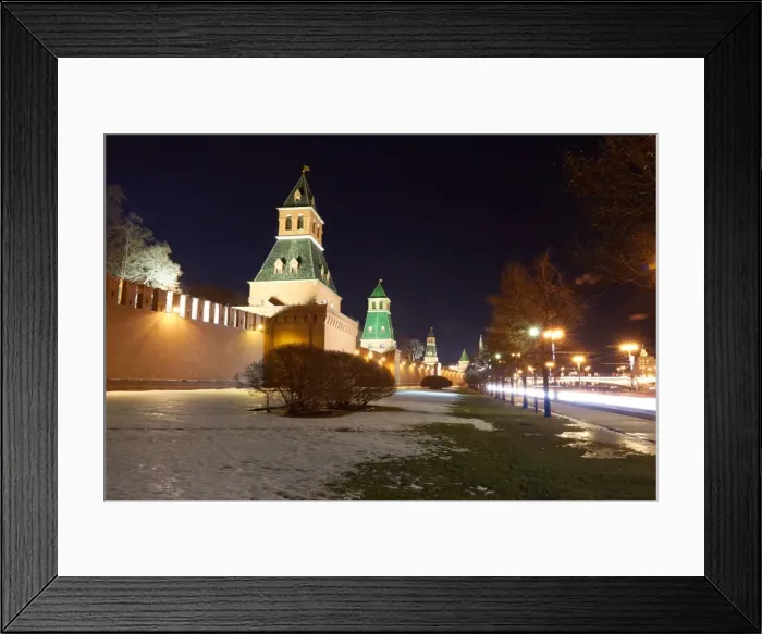 Framed Print : Moscow Kremlin at sunset Framed Print : Moscow Kremlin at sunset
